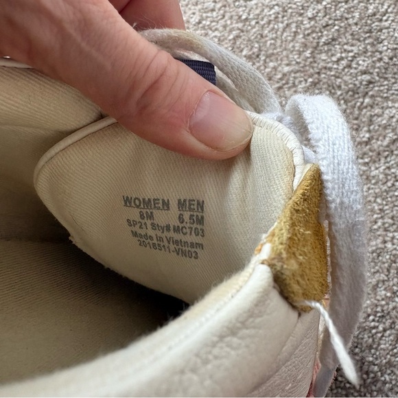 Madewell Kickoff Trainer Sneakers Colorblock Leather Women's 8 - Picture 9 of 9